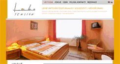 Desktop Screenshot of pensionlobo.cz