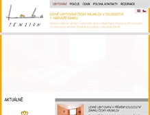 Tablet Screenshot of pensionlobo.cz